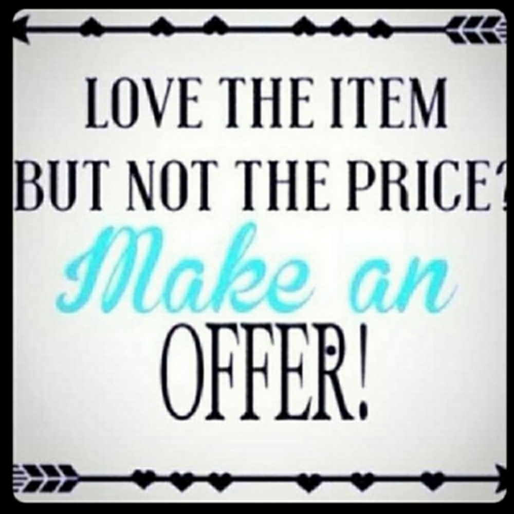 I work with all offers 😊